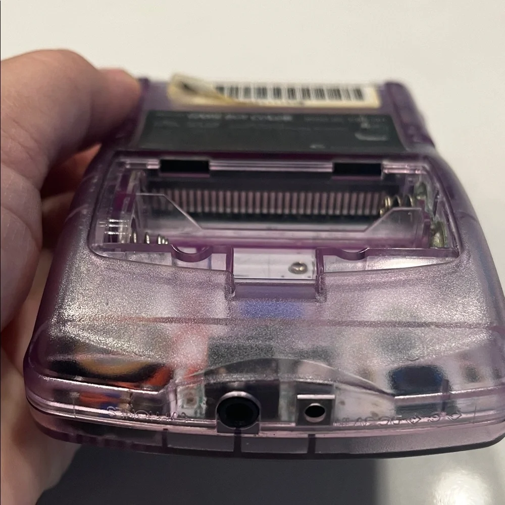 Nintendo Game Boy Color - Transparent Atomic Purple With Case